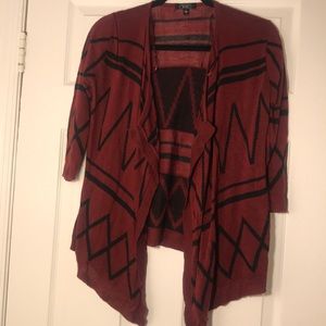 Burgundy/Maroon Cardigan